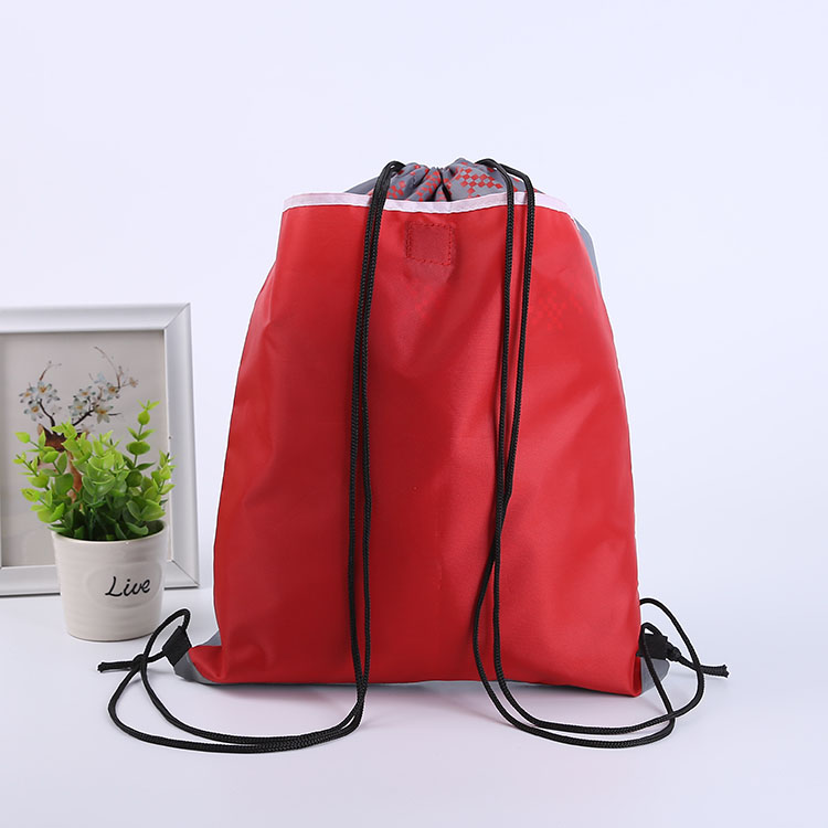 Tas van 190 ton polyester met trekkoord en zak