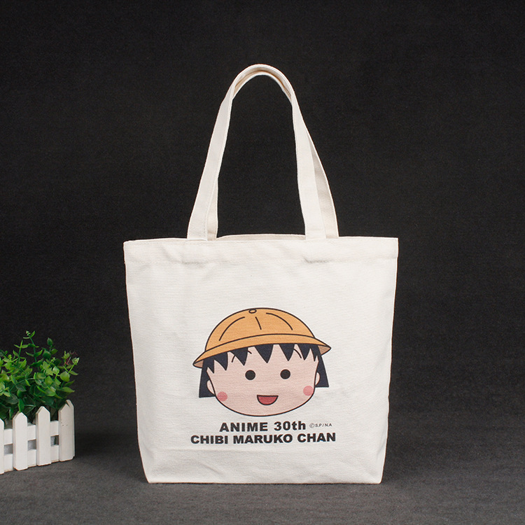 Cartoon canvas draagtas