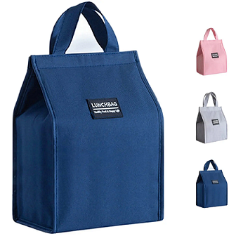 Ecologische Bento-doos, lunchtas, grote warmte-insulerende aluminiumfolie Lunchkoeler, kinderlunchzak, warmte-insulerend voedsel, plastic hitte-insulatie