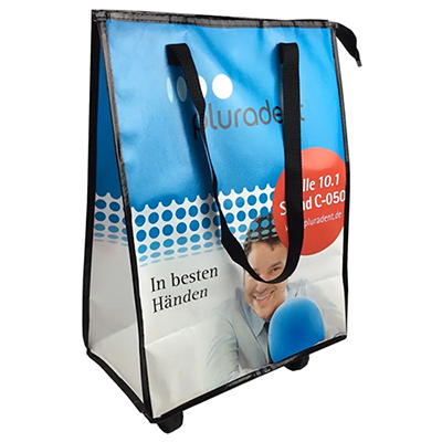 Opvouwbare boodschappentrolley met wielen