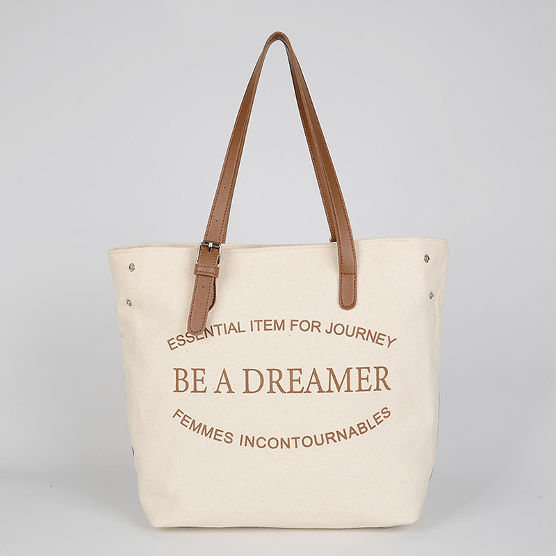 Nieuwe biologische canvas tas