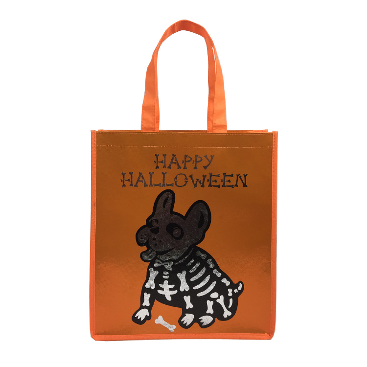 Oranje non-woven gelamineerde tas
