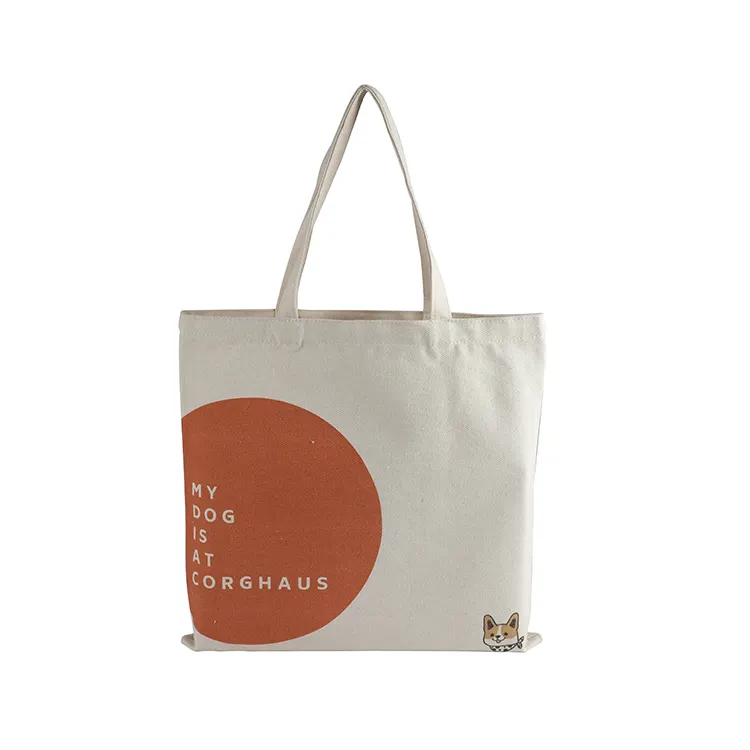 Gepersonaliseerde katoenen canvas draagtas