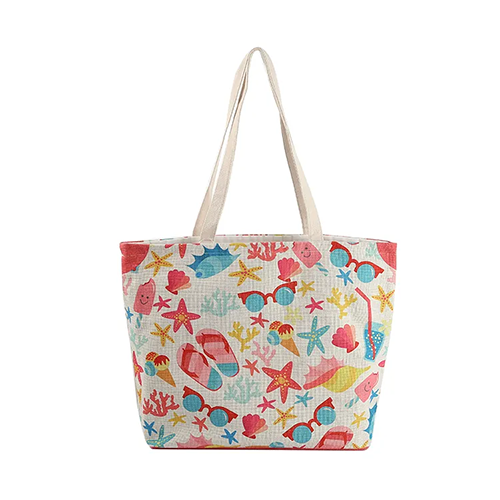 Printpatroon katoenen canvas tas