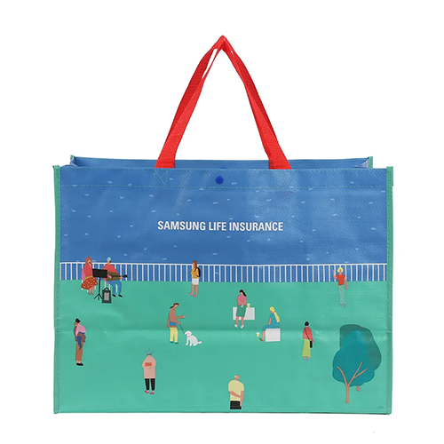 Gerecycleerde non-woven tas van pp