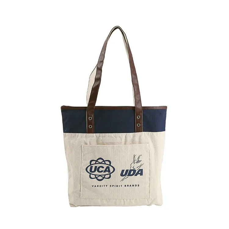 Goed ontworpen katoenen canvas tas